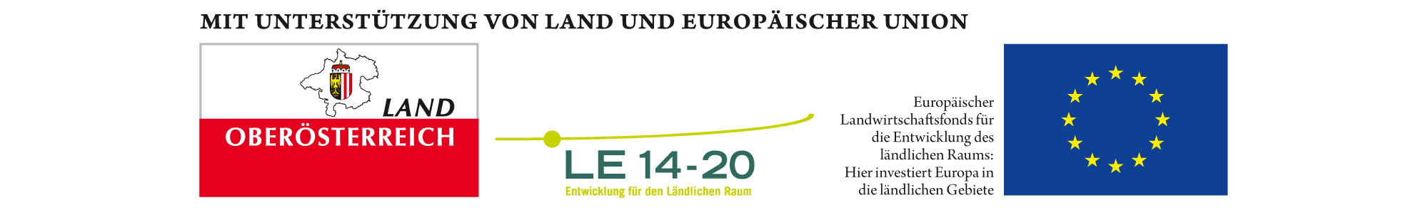 Mit Unterstützung von Land und Europäischer Union Mit Unterstützung von Land und Europäischer Union