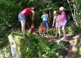 Naturpark_Camp_2017 Bau einer Kugelbahn_Foto Thauerböck